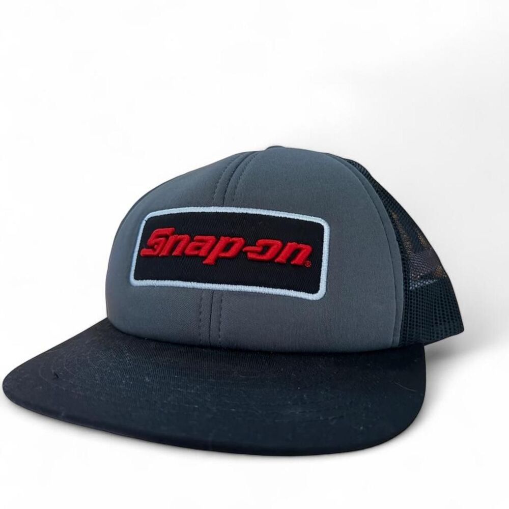 Snap-on Men's Black and Grey Hat